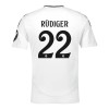 Maglia ufficiale Real Madrid Rudiger 22 Casa 2024-25 per Bambino